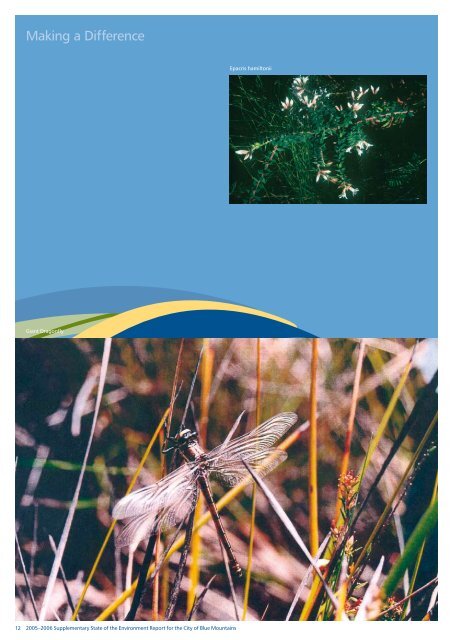 State of the Environment Report for the City of Blue Mountains