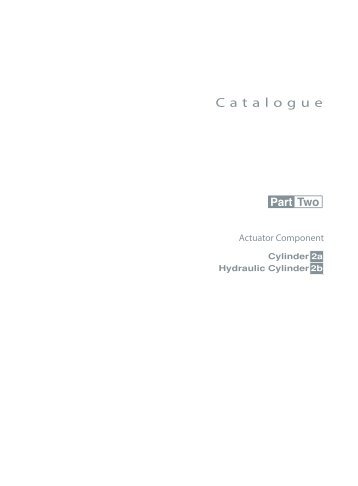 HUATONG Catalogue Part2: Actuator Components pneumatic hydraulic ENGLISH