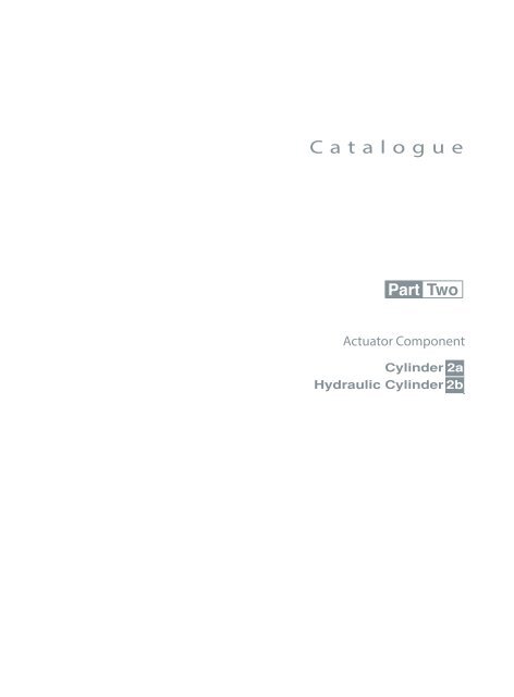 HUATONG Catalogue Part2: Actuator Components pneumatic hydraulic ENGLISH