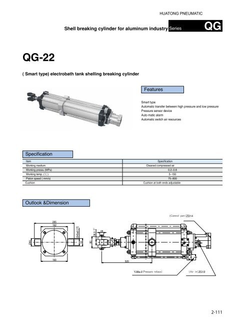 HUATONG Catalogue Part2: Actuator Components pneumatic hydraulic ENGLISH