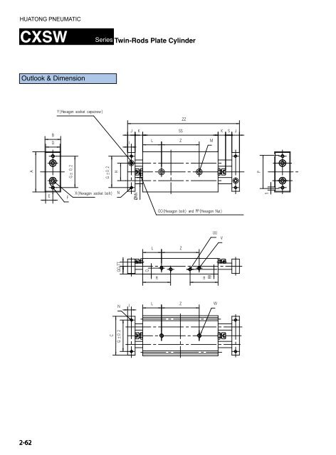 HUATONG Catalogue Part2: Actuator Components pneumatic hydraulic ENGLISH