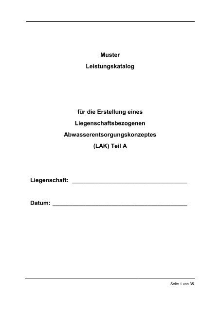 A8_leistungs_kat_a.pdf - Arbeitshilfen Abwasser