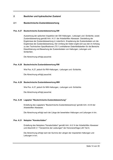 A8_leistungs_kat_a.pdf - Arbeitshilfen Abwasser