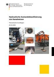 Hydraulische Zustandsklassifizierung von Kanalnetzen