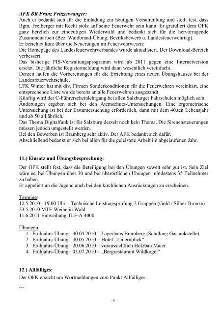 geht's zum Detailbericht - Freiwillige Feuerwehr Bramberg