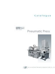 HUATONG Catalogue Part4: Pneumatic Presses_Grinding Machines ENGLISH