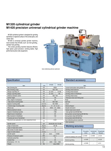 HUATONG Catalogue Part4: Pneumatic Presses_Grinding Machines ENGLISH