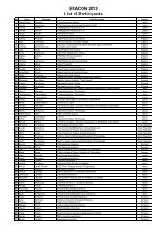 ERACON2013 Final List of Participants.pdf - Eracon.info