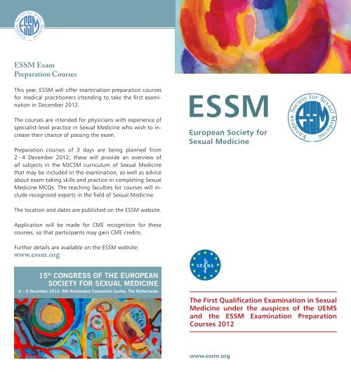 European Society for Sexual Medicine ESSM Exam Preparation ...