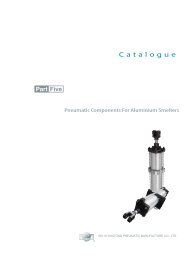 HUATONG Catalogue Part5: Pneumatic Components For Aluminium Smelters ENGLISH