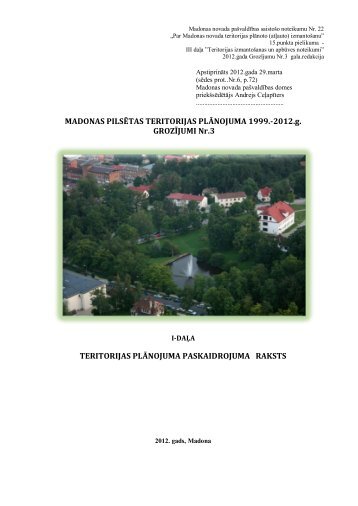 Teritorijas plÄnojuma paskaidrojuma raksts - Madona.lv