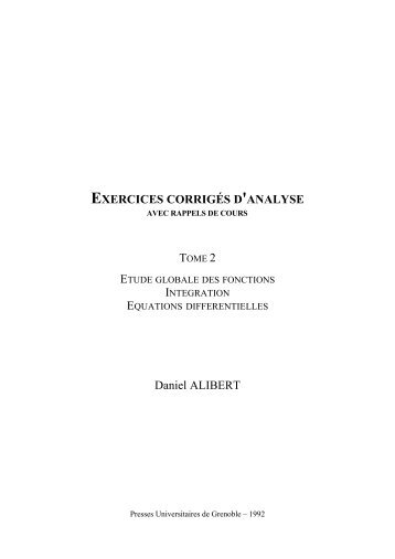Extraits - Grenoble Sciences - UniversitÃ© Joseph Fourier