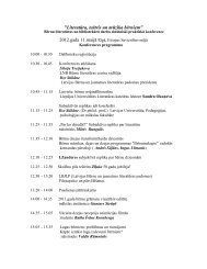 Konferences programma