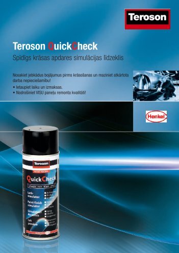 Teroson QuickCheck - Loctite