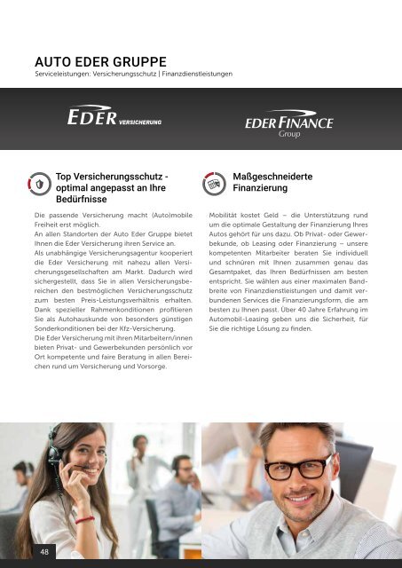 Imagebrochüre EDER Familien Holding GmbH & Co.KG