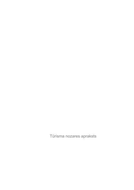 TÅ«risma nozares apraksts - Latvijas BrÄ«vo ArodbiedrÄ«bu SavienÄ«ba
