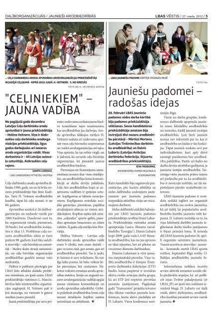 LBAS VÄstis Nr. 141 - Latvijas BrÄ«vo ArodbiedrÄ«bu SavienÄ«ba