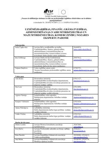 uzÅÄmÄjdarbÄ«bas, finanÅ¡u, grÄmatvedÄ«bas, administrÄÅ¡anas