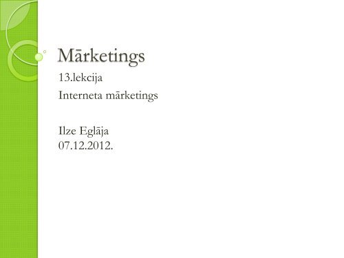 MeklÄÅ¡anas sistÄmu mÄrketings (Search engine marketing) - VATP