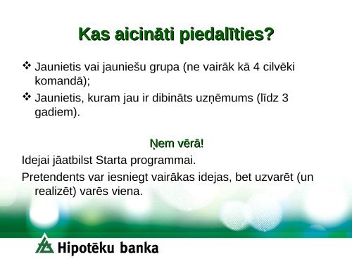 Valsts atbalsta programmas uzÅÄmÄjiem - Balvi