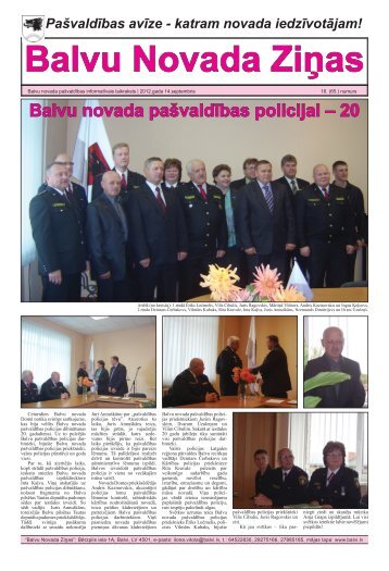 Balvu Novada ZiÅas Nr.16. - Balvi