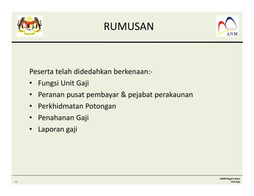 pengurusan gaji - Jabatan Akauntan Negara Malaysia