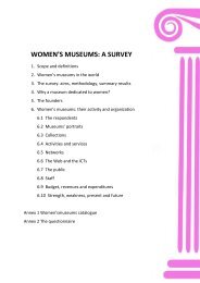 WOMEN’S MUSEUMS: A SURVEY