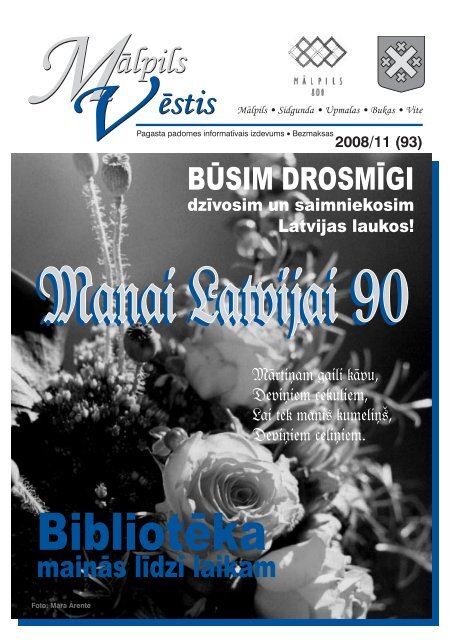 Nr.11 (93) Novembris - MÄlpils