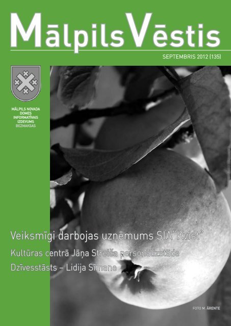 Nr. 9 (135) Septembris - MÄlpils