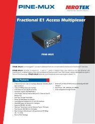 Data Sheet - MRO-TEK