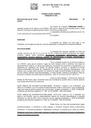 CONSULTORIA JURÃDICA PARECER NÂº 565 PROJETO DE LEI NÂº ...