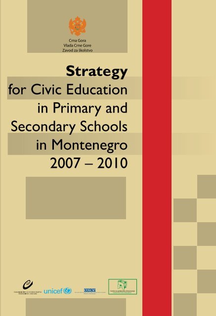 Strategy for Civic Education in Primary and Secondary Schools in ...