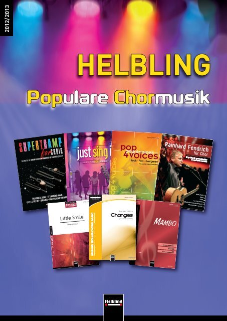 Weitere Probeseiten auf www.helblingchor.com - Helbling Verlag