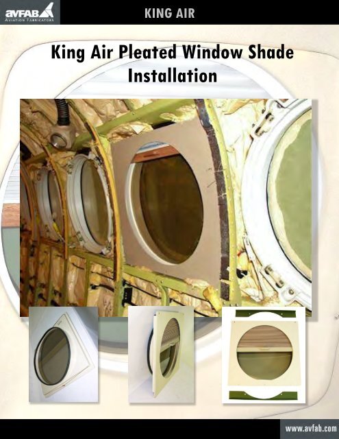 King Air Pleated Window Shades Catalog T4