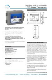 DST Digital Transmitters - Critical Environment Technologies