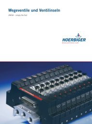 Directional spool valves type HSR(L)