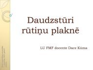 DaudzstÅ«ri rÅ«tiÅu plaknÄ - LU NMS