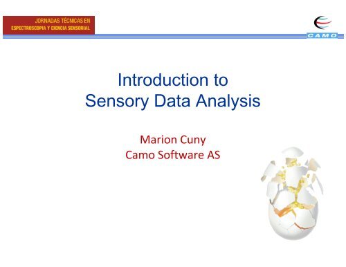 Introduction to Introduction to Sensory Data Analysis - Camo