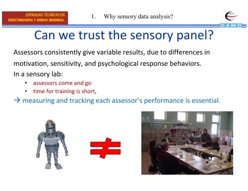 Introduction to Introduction to Sensory Data Analysis - Camo