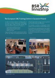 LNG training activities of the Maritime University of Szczezin in Poland