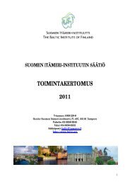 TOIMINTAKERTOMUS - The Baltic Institute of Finland