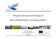 A Regional Development Strategy for Marine Biotechnology in ...