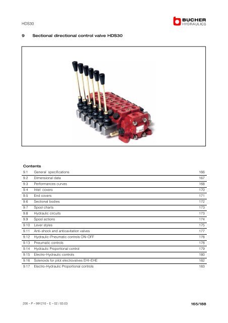 Monobloc and Sectional Directional Control ... - Oudshoorn Hydraulics