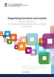 Organising functions and events - A guide to protocol - Office of ...