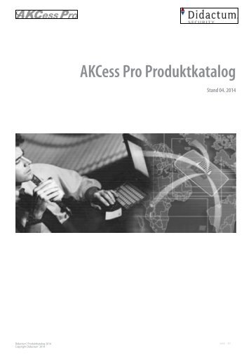 AKCP / AKCess Pro Produkt Katalog 2014 des offiziellen AKCP Distributors