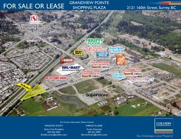 For SAle or leASe - Colliers International