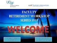 2013 UCRP Faculty Pre-Retirement Workshop ... - Academic Affairs