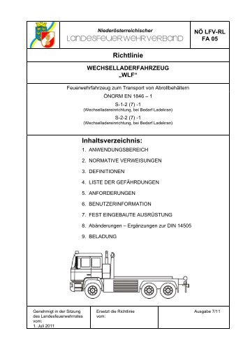 Richtlinie RLF 2000 - BFKDO Tulln