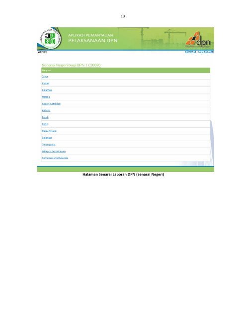 MANUAL PENTADBIR (pdf) - aplikasi pemantauan pelaksanaan dpn