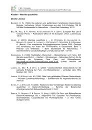 Literatur - BfN Anhang-IV-Arten - Bundesamt fÃ¼r Naturschutz